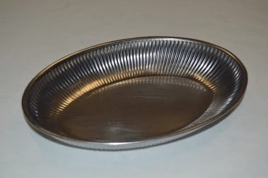 Corbeille à pain inox ovale 26 cm
