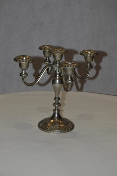 Chandelier Argent 5 branches