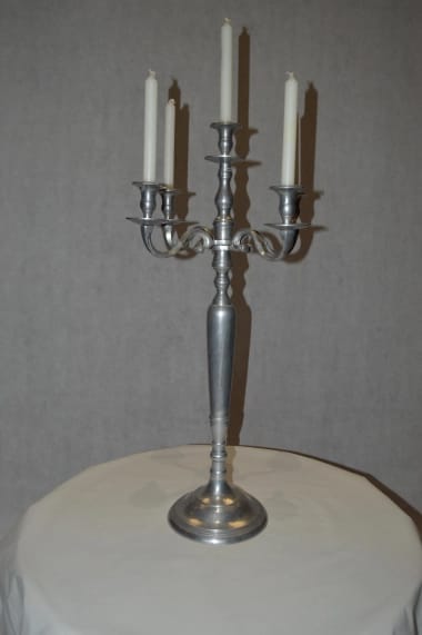 Chandelier Argent 5 branches