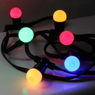Guirlande lumineuse Type Guinguette à lampes