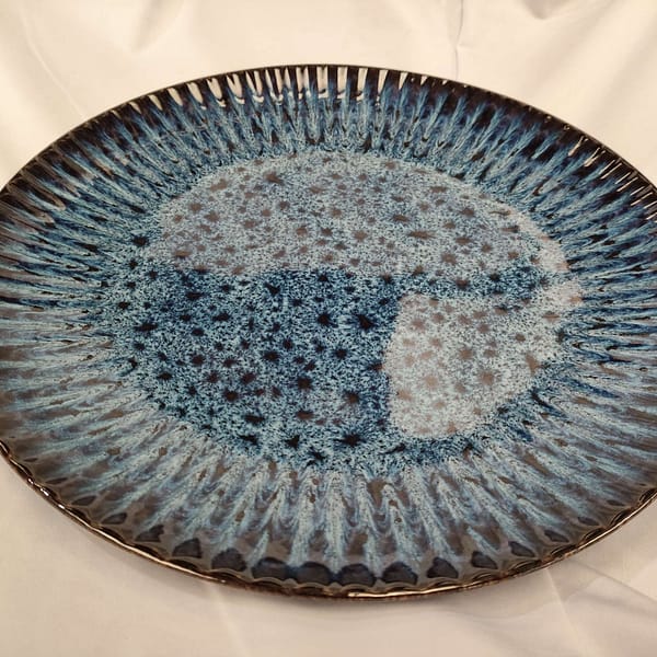 Assiette Bleue 27 cm